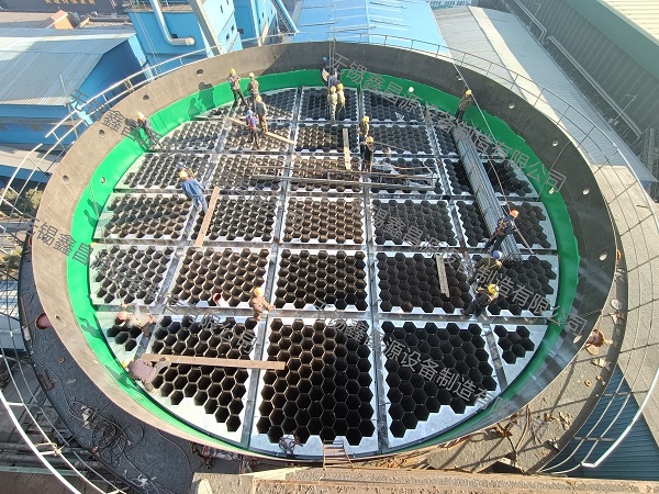 濕式電除塵器陽極模塊支架的應用